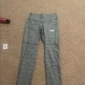 The North Face Gray Leggings Athletic Fit